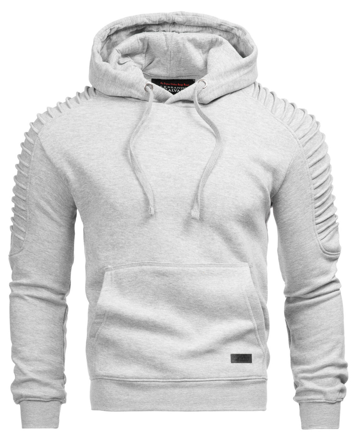 

Толстовка Alessandro Salvarini Hoodie AS 074, светло-серый