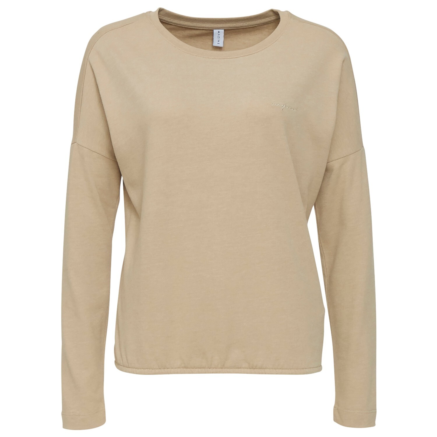 

Лонгслив Mazine Celeste Longsleeve, цвет Light Taupe Melange