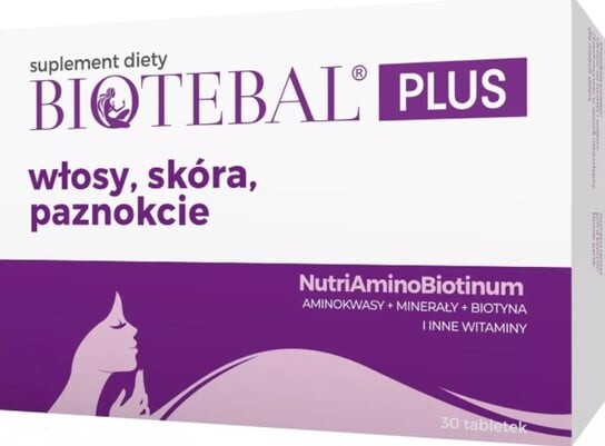 

Биотебал Плюс - Волосы, кожа и ногти, 30 таб. Polpharma