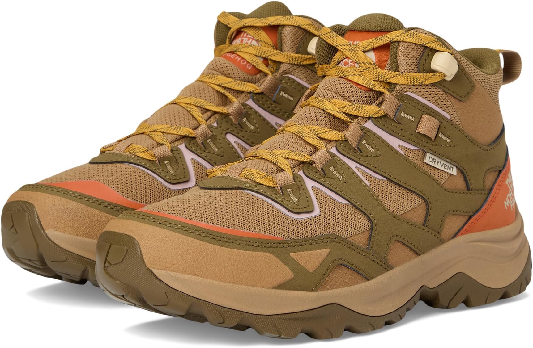 

Походные ботинки The North Face Hedgehog 3 Mid WP, цвет Sahara/Caraway Seed