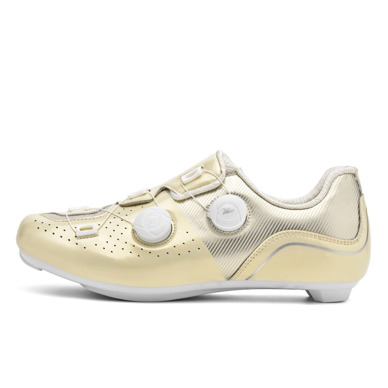 

JYVME Низкие велотуфли унисекс Champagne Highway с шипами, цвет Champagne Highway Shoe Cleat