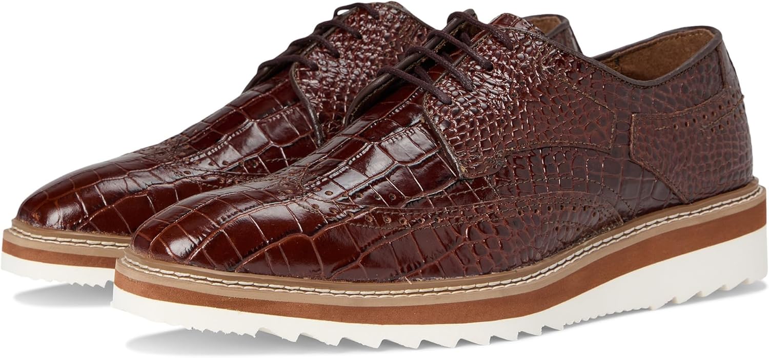 

Мужские оксфорды Stacy Adams Alario Wingtip, Cognac