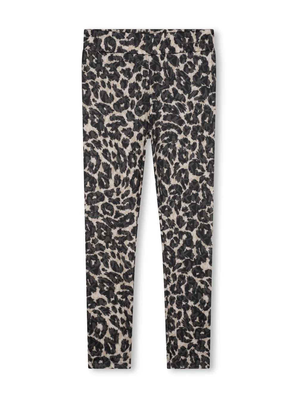 

Леггинсы с леопардовым принтом Michael Kors Kids, черный