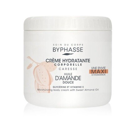 

Body Cosmetics Крем увлажняющий унисекс со сладким миндалем 500мл, Byphasse