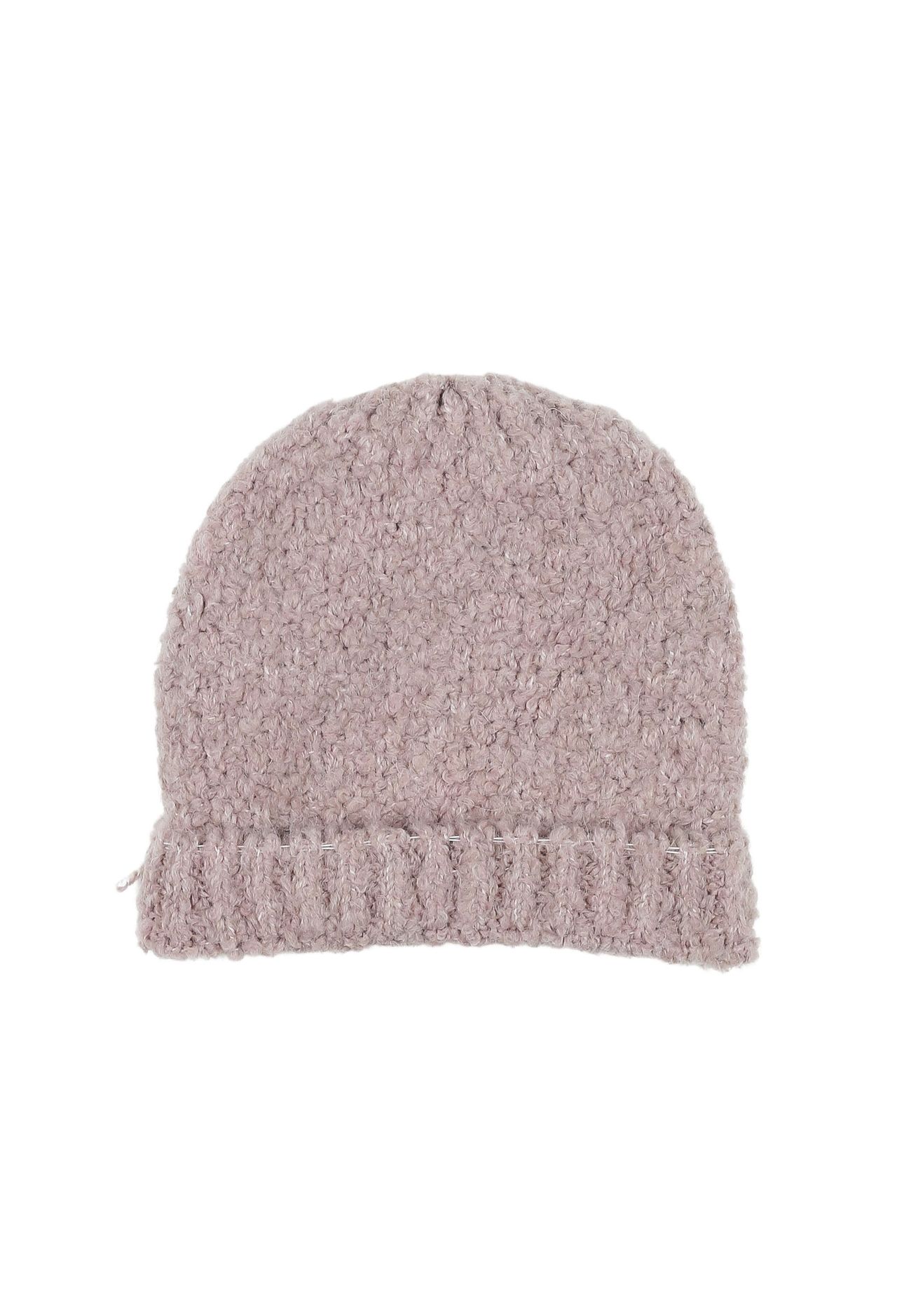 

Шерстяная шапка Beanie Teddy Too, производство Италия Collezione alessandro, розовый