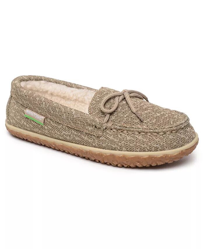 

Женские тапочки из эко-дуба Minnetonka, бежевый