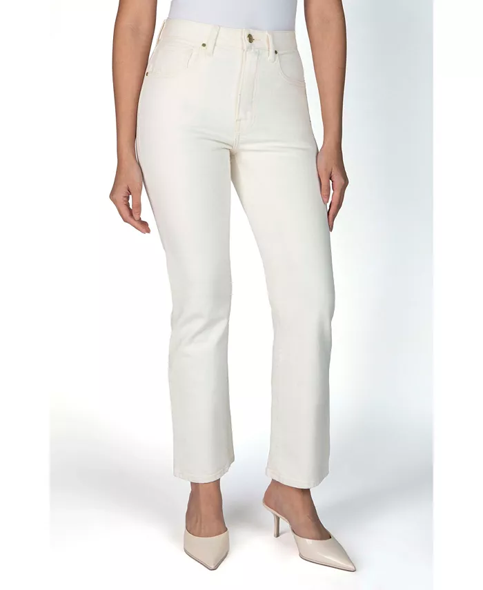 

Джинсы Petite The Kate Straight Leg Nelle Atelier, коричневый/бежевый