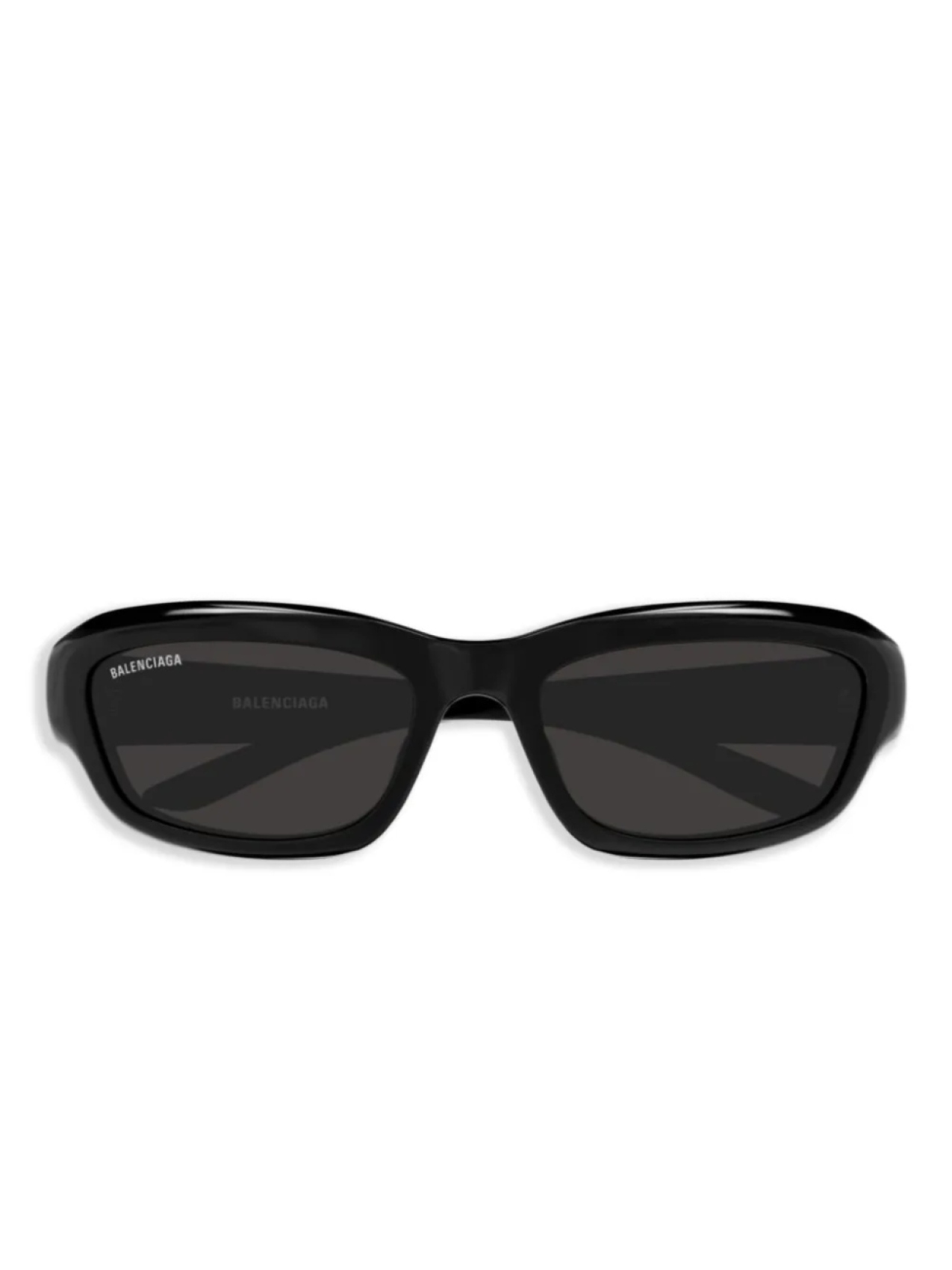

Солнцезащитные очки в массивной оправе Balenciaga Eyewear, черный