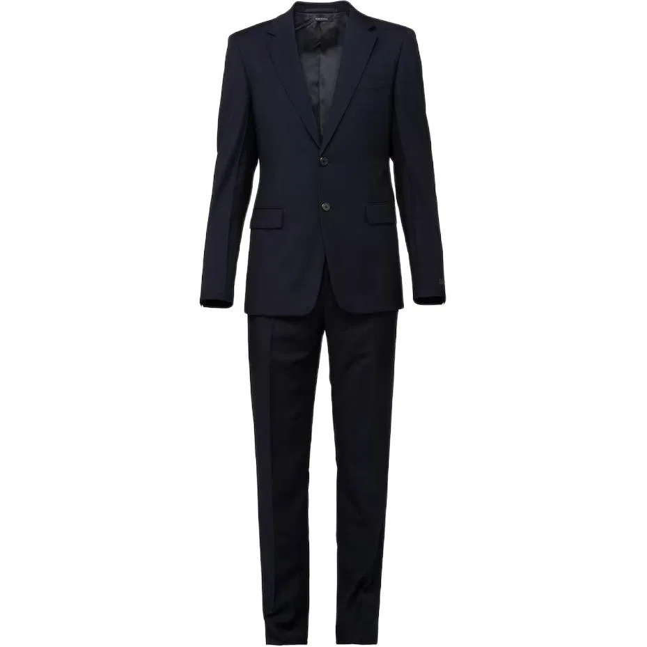 Костюм однобортный PRADA Marine Blue