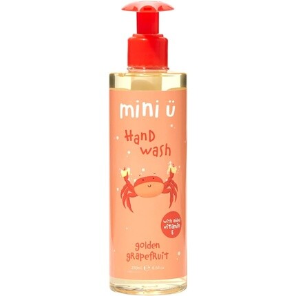 

Средство для мытья рук Mini U Golden Grapefruit для детей и детей, изготовленное из натуральных ингредиентов — сделано в Великобритании
