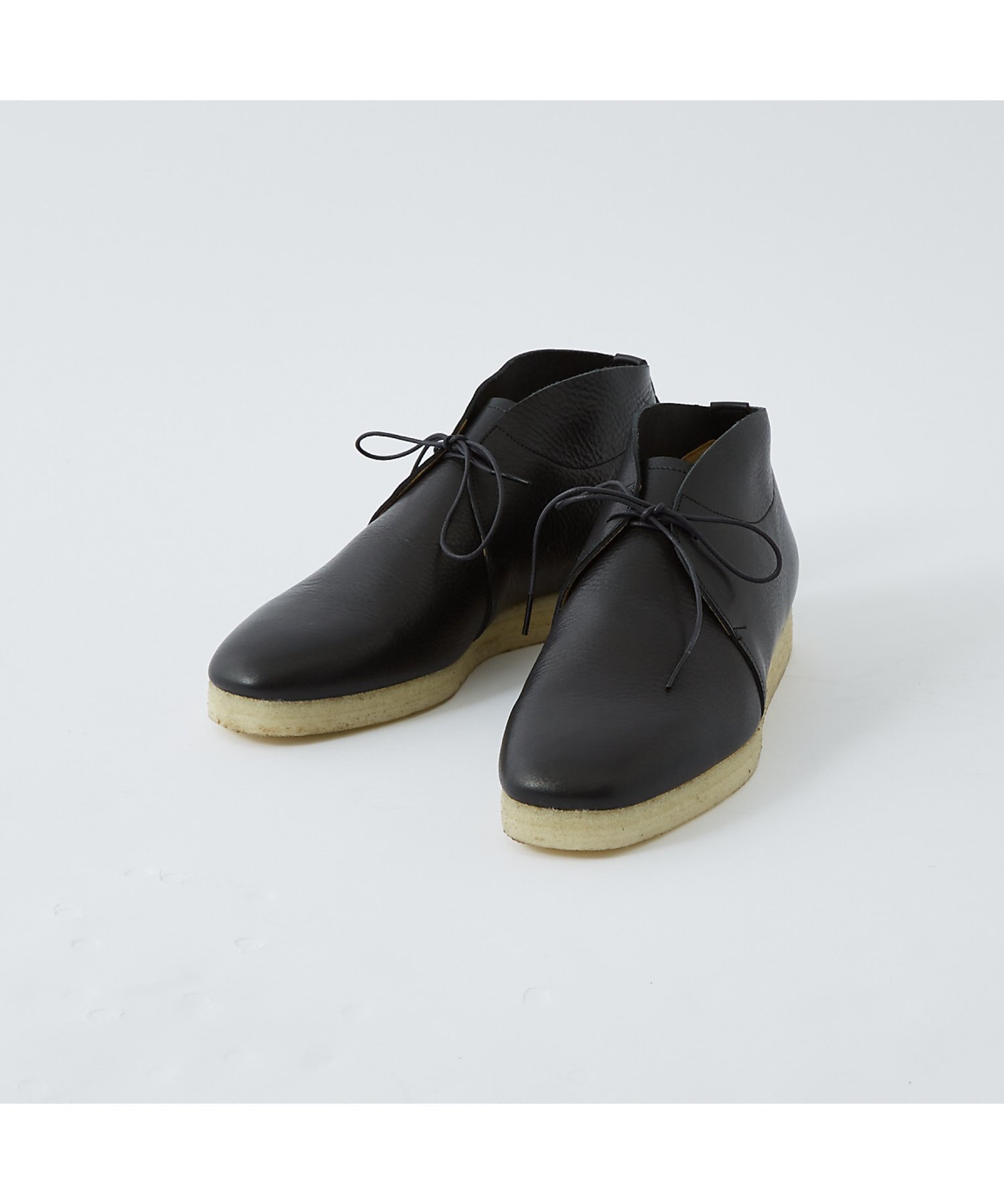 Ботинки-чукка с одной люверсной подошвой из крепа AlfredoBANNISTER, Black — фото 2