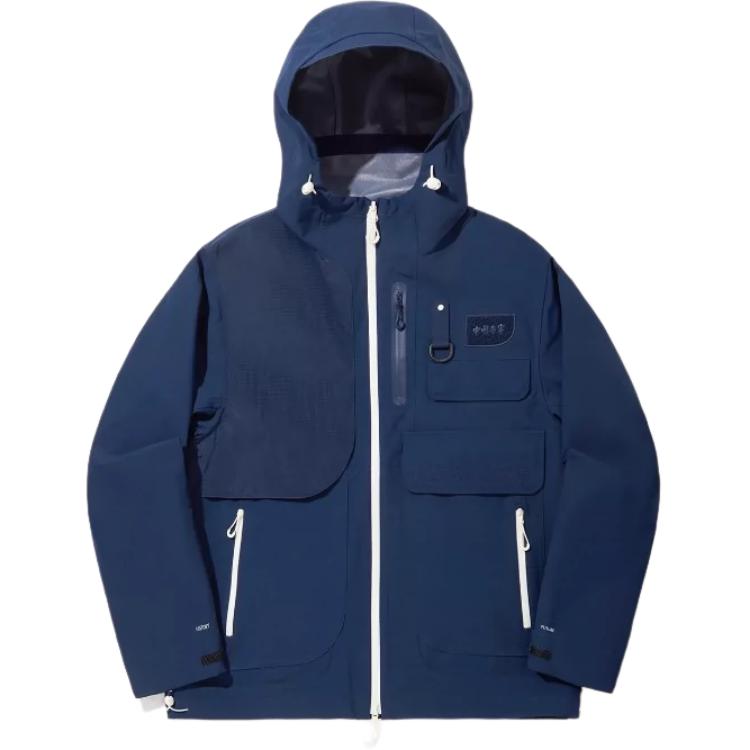 

LiNing Унисекс куртка синего цвета, Navy