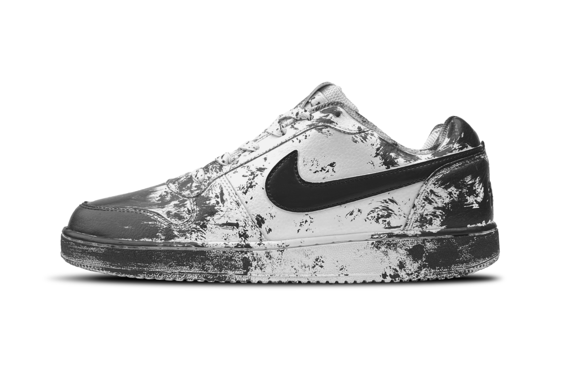 

Nike Низкие кроссовки для скейтбординга EBERNON, мужские, черно-белые