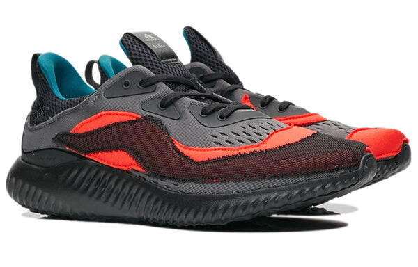 Кроссовки kolor x alphabounce Adidas, черный — фото 2