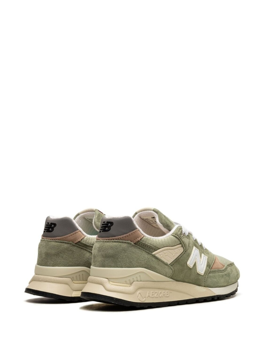 New Balance кроссовки 998 Olive, зеленый — фото 3