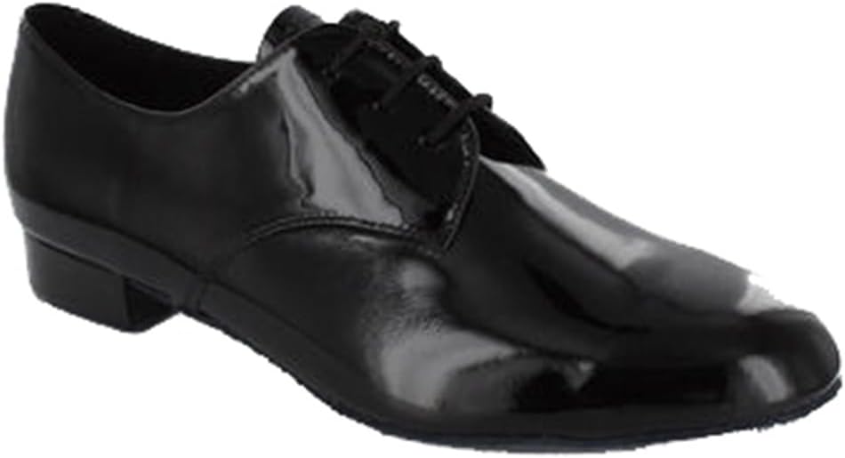 

Мужские классические танцевальные туфли на шнуровке для танго, сальсы, ча-ча-ча, джаза, румбы, самбы, бальных и латинских танцев, современный стиль Mgm-Joymod, черный