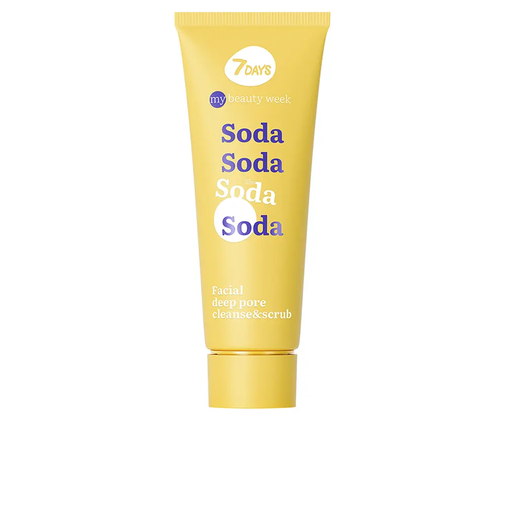 

Скраб для лица Soda limpieza y exfoliación facial profunda de poros 7Days, 80 мл.