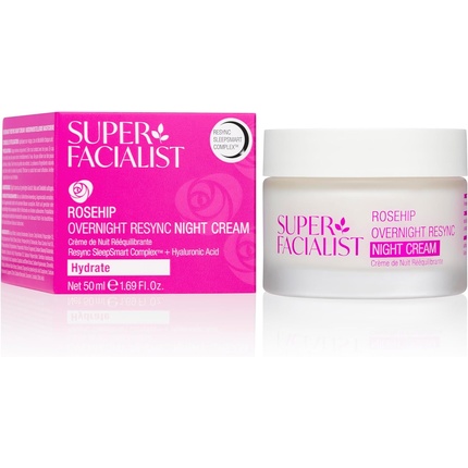 

Ночной крем Rosehip Overnight Resync SleepSmart Complex Moisturiser 50 мл Super Facialist