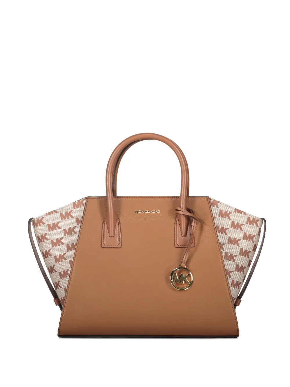 

Сумка-тоут Avril из кожи с логотипом MICHAEL KORS, коричневый