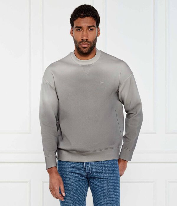 

Свитер Oversize fit Emporio Armani, серый