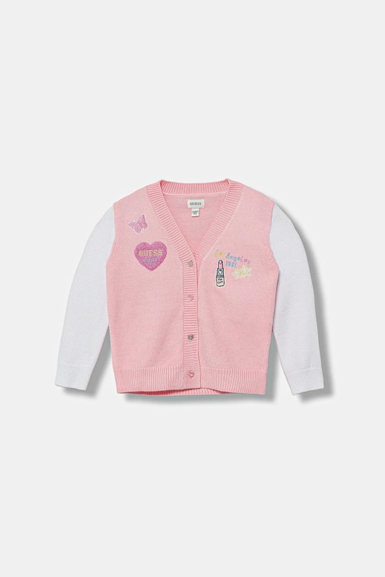 

Детский кардиган Guess, розовый