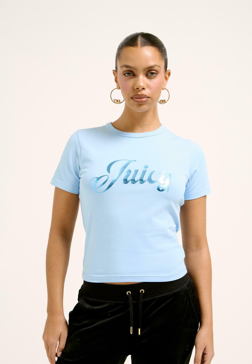 

Футболка с принтом FITTED Juicy Couture, синий