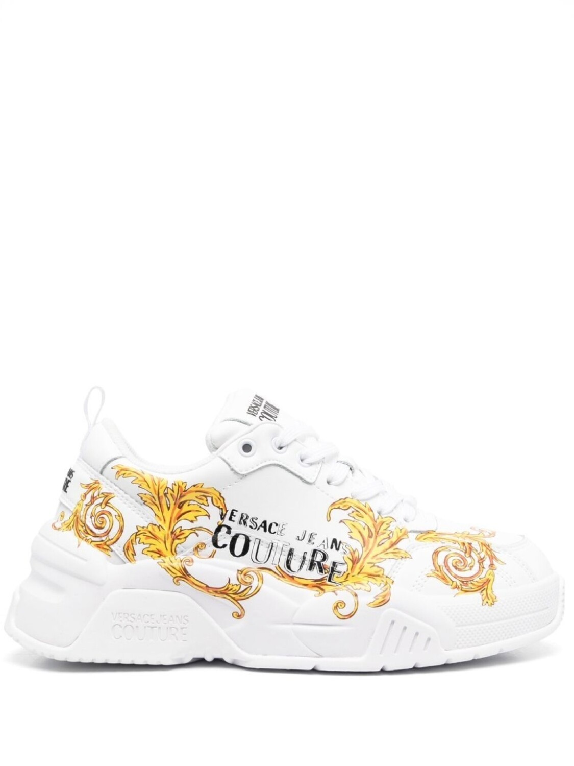 Кроссовки Versace Jeans Couture With Logo, белый/мультиколор
