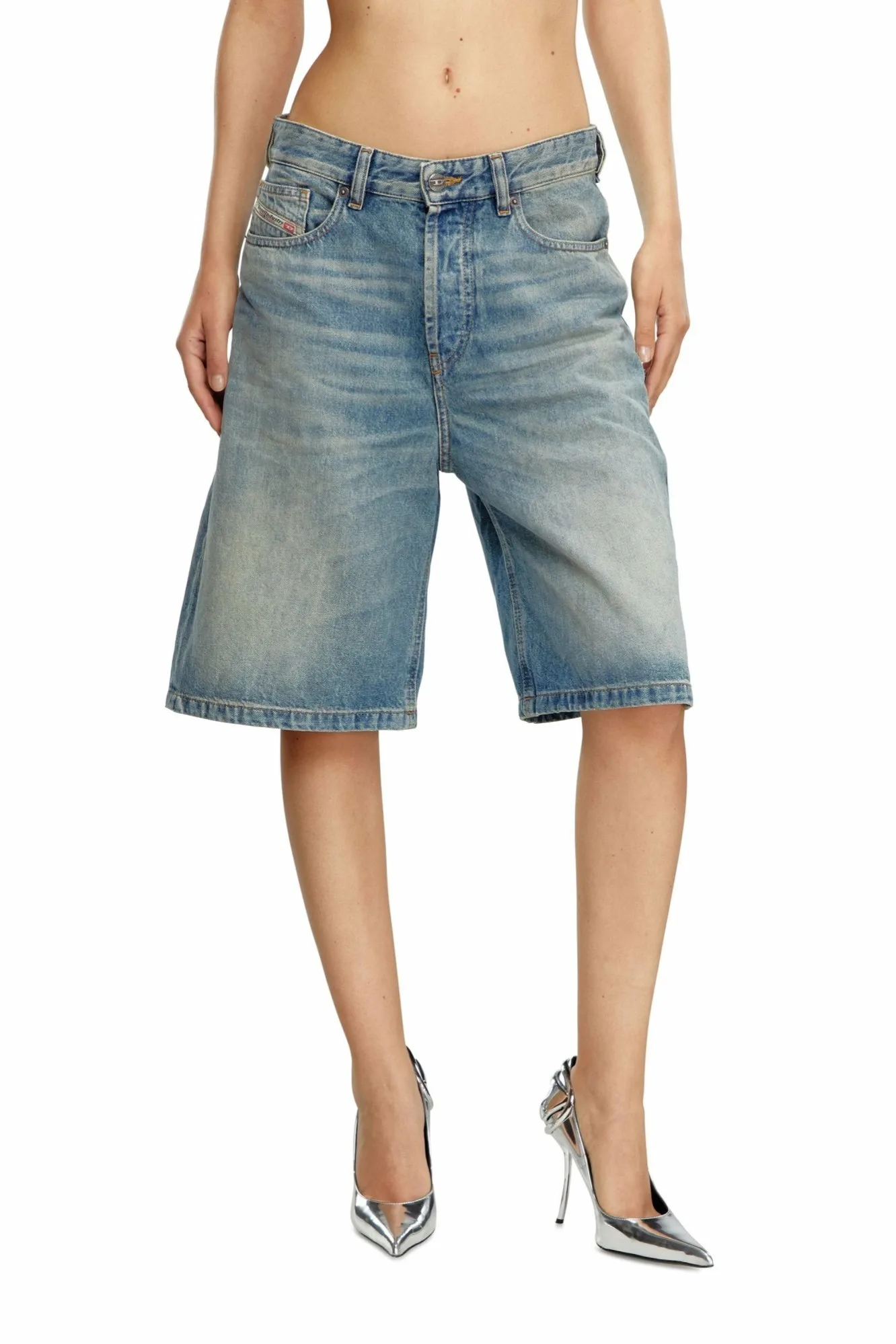 Женские джинсовые шорты Diesel, blue