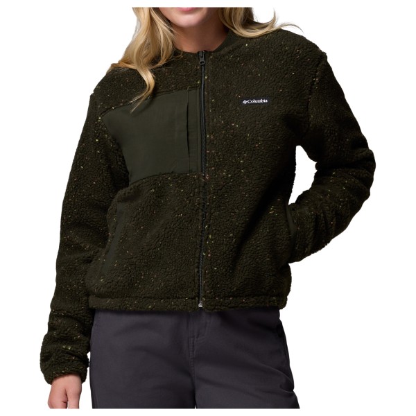 

Женская флисовая куртка-бомбер Stellar Path с застежкой-молнией Columbia, зеленый