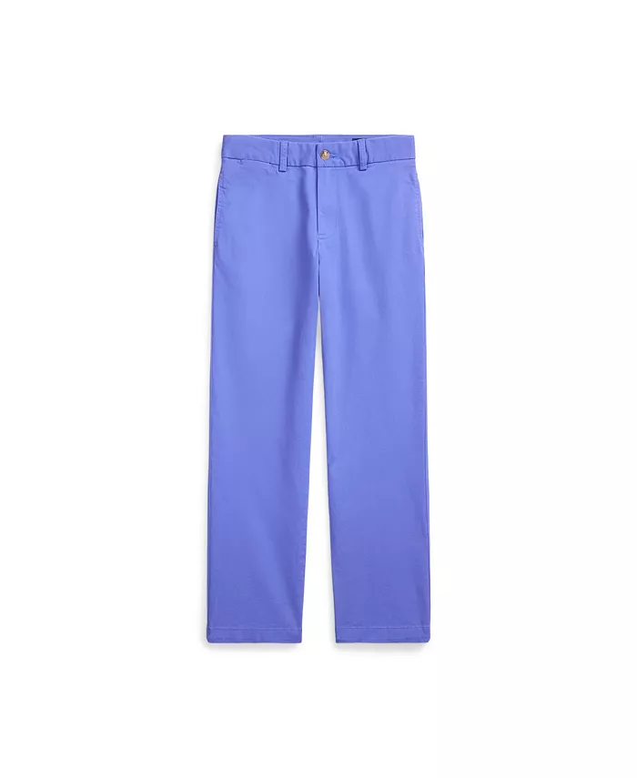 

Прямые брюки Big Boys Straight Fit Flex Abrasion Twill Polo Ralph Lauren, синий
