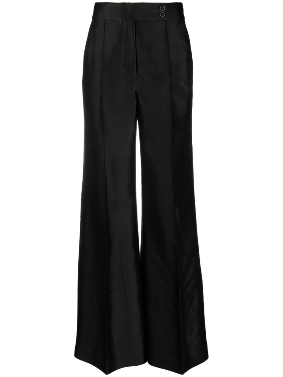 

ZIMMERMANN широкие брюки из смесовой шерсти, черный