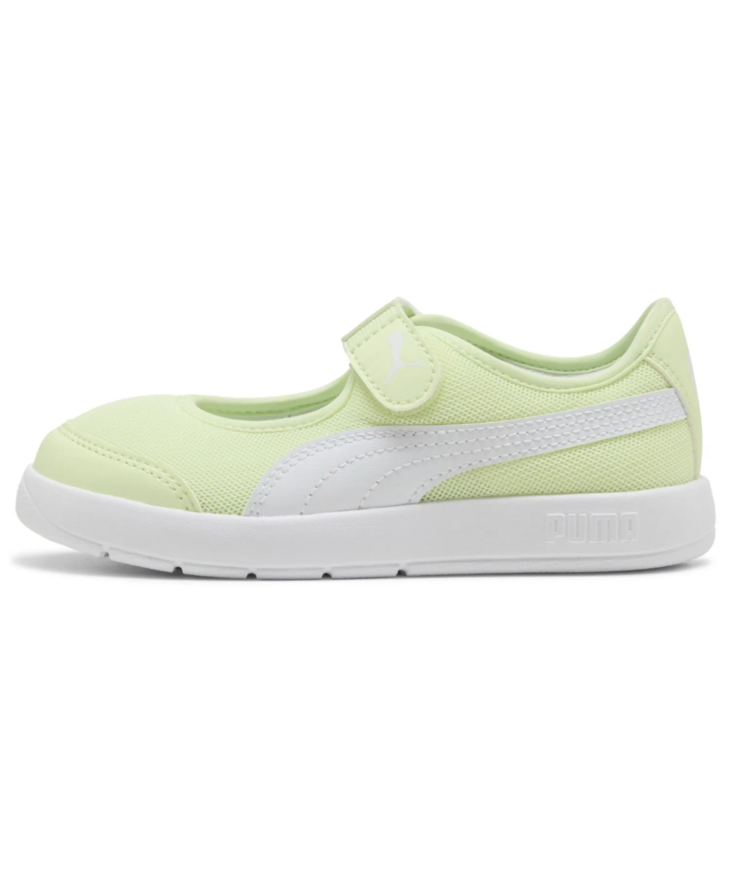 Детские кроссовки PUMA Courtflex V3 Lina для девочек 17-21 см зелёные
