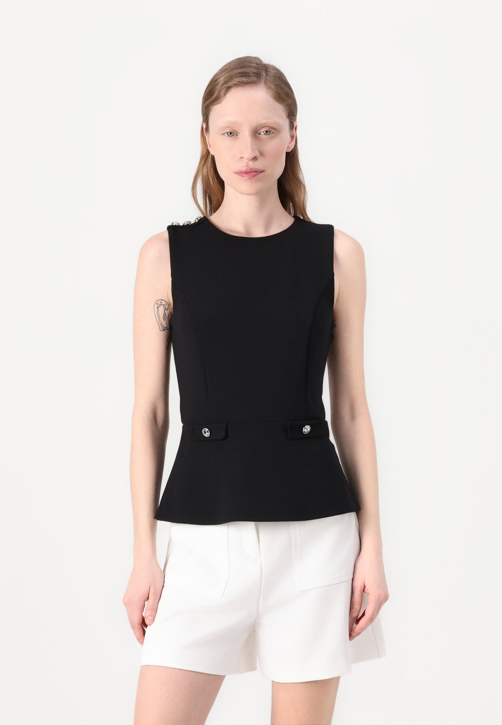

Блуза AMBRE PEPLUM Guess, черный