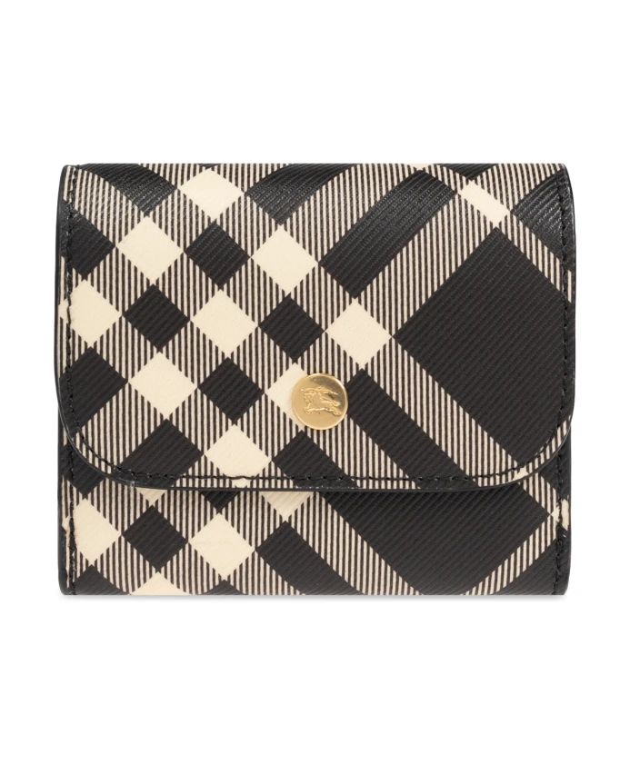 

Кошелек с клетчатым узором Burberry, черный