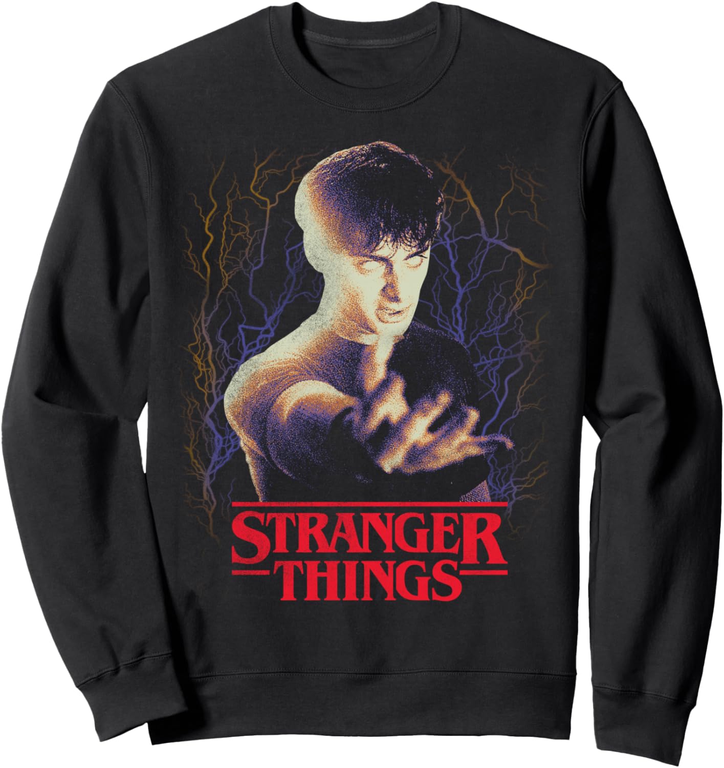 

Толстовка в стиле метал «Очень странные дела», 5 сезон, с изображением Уилла Байерса и его эпических способностей Stranger Things, черный