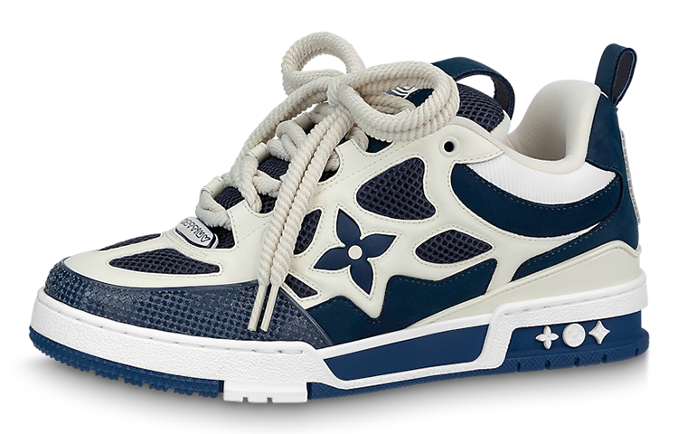 

Кроссовки для скейтбординга «Marine» LOUIS VUITTON, Blue White