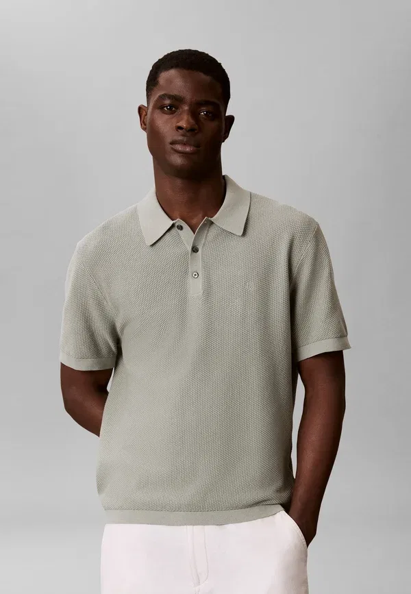 Поло фактурное Calvin Klein, тень