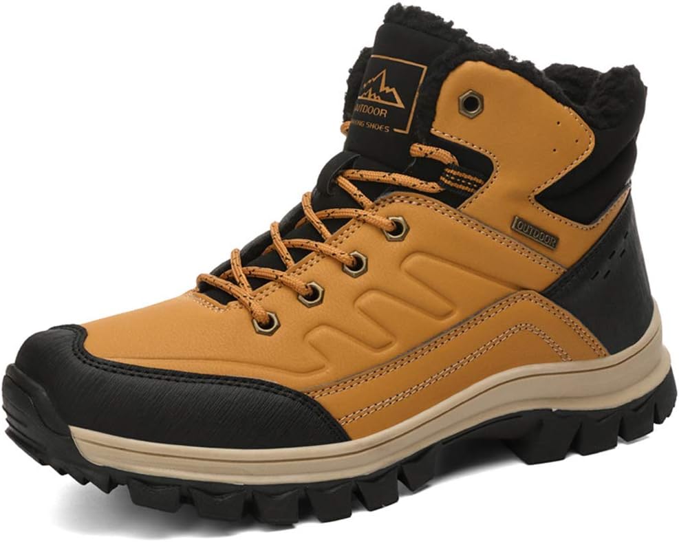 

Мужские походные ботинки, уличная нескользящая обувь для ходьбы, теплые повседневные низкие ботинки, синие - 45/UK 10.5/US 11 Jlfzc