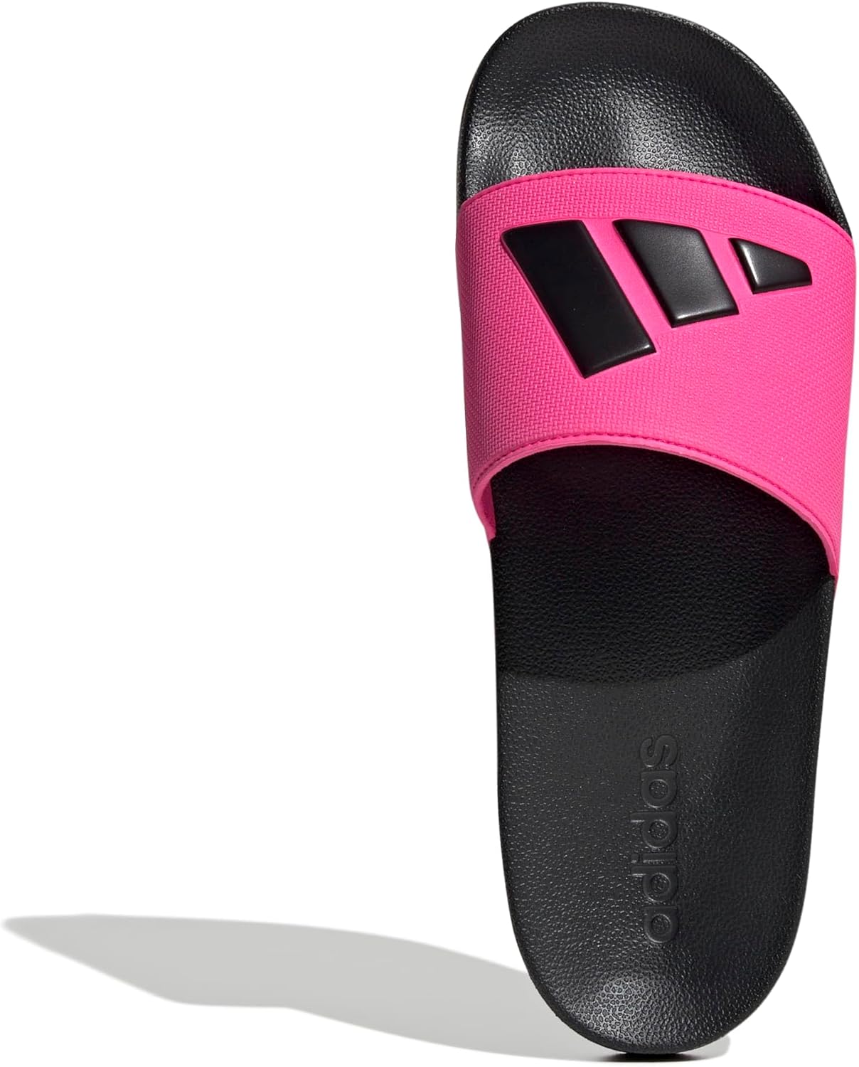 Шлепанцы adidas Adilette Shower (унисекс), черный/розовый — фото 2