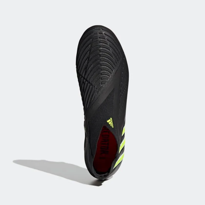 Футбольные бутсы Adidas Predator Edge.3 для твердого грунта, мужские, черный/желтый — фото 2