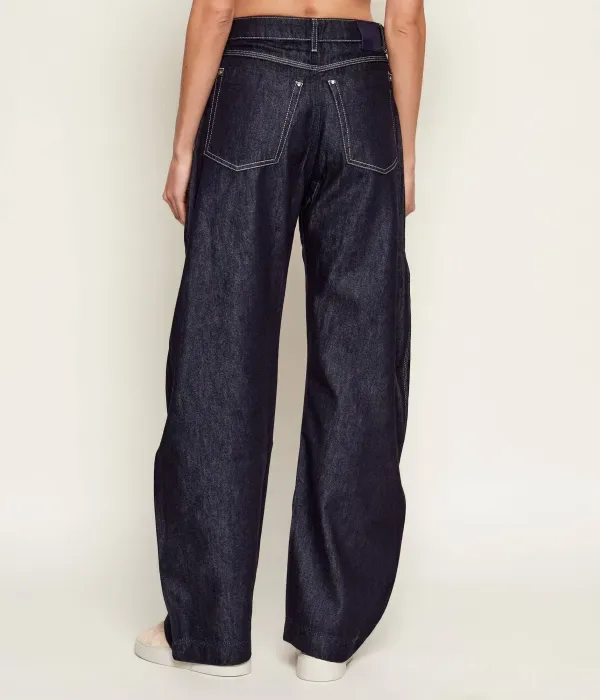 Джинсы C_CARGO BALLOON 1.0 relaxed fit Boss Orange, темно-синий — фото 3