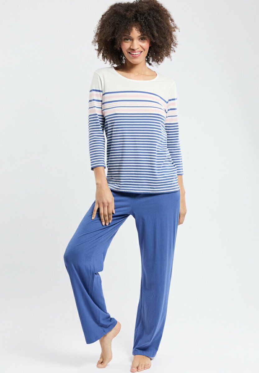 

Пижама MANCHES 3/4 - LÉGER SET - Pyjama set Armor lux, синий