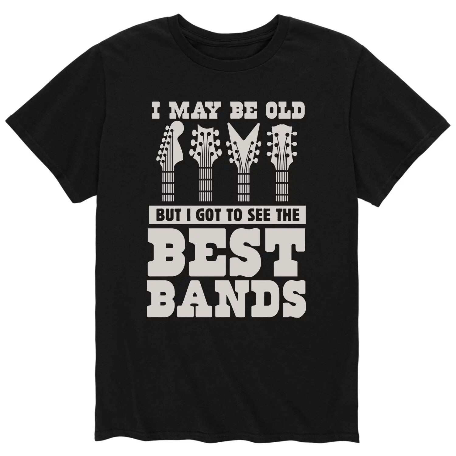 

Мужская футболка I May Be Old Best Bands Licensed Character