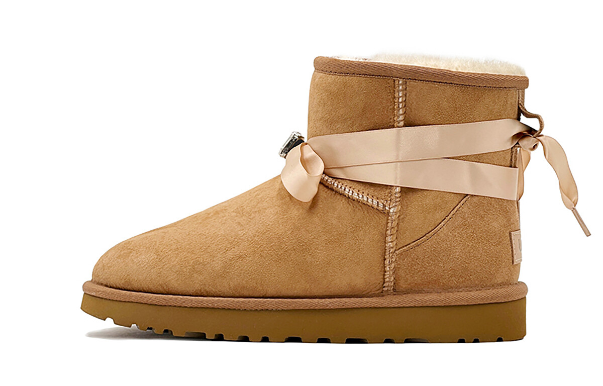 

Ботинки UGG CLASSIC MINI Snow Boots Women's Beige