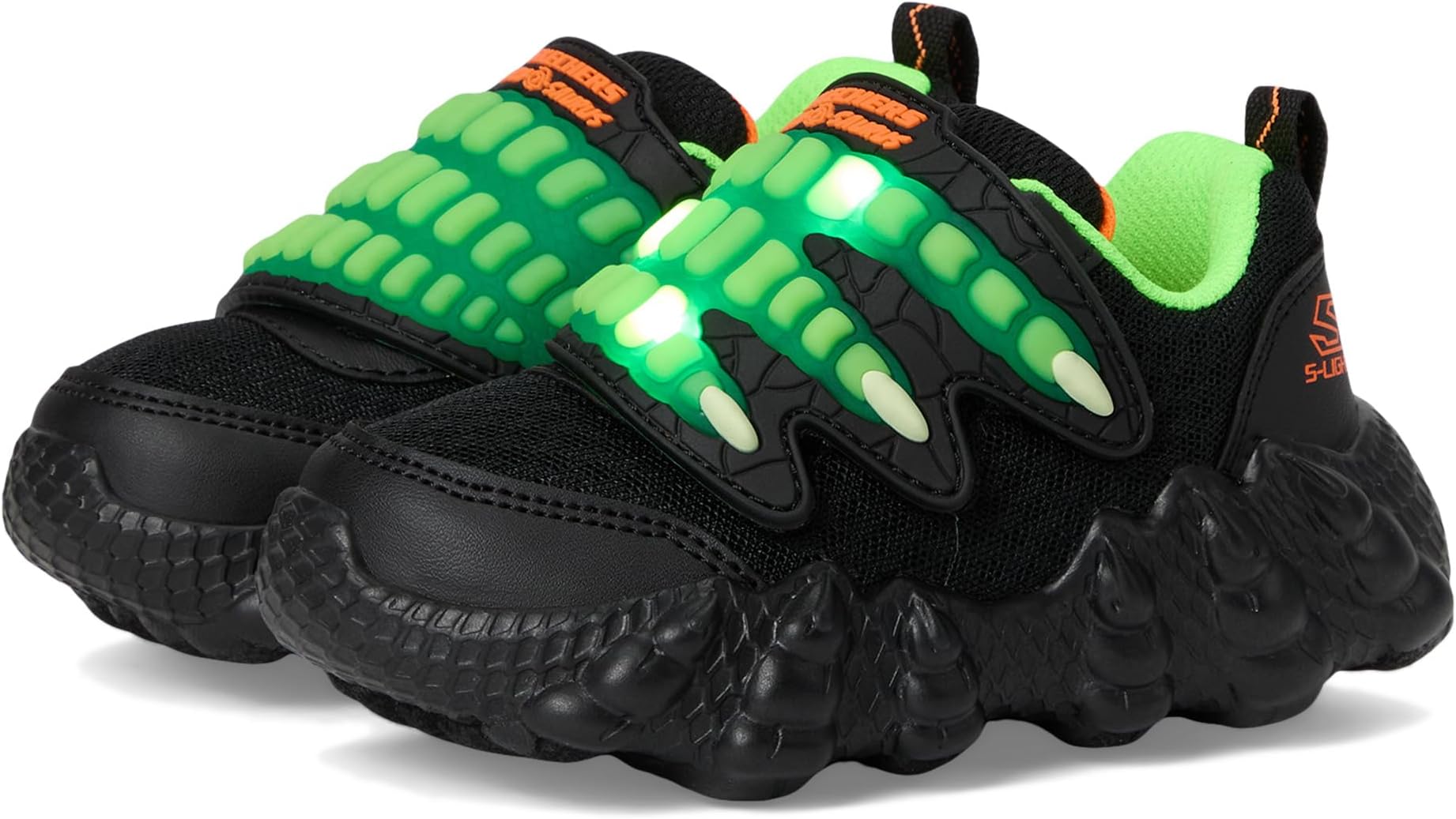 

Кроссовки SKECHERS KIDS Skech-O-Saurus: Lil Saurus-Claw Brights 402283N, цвет Black/Lime