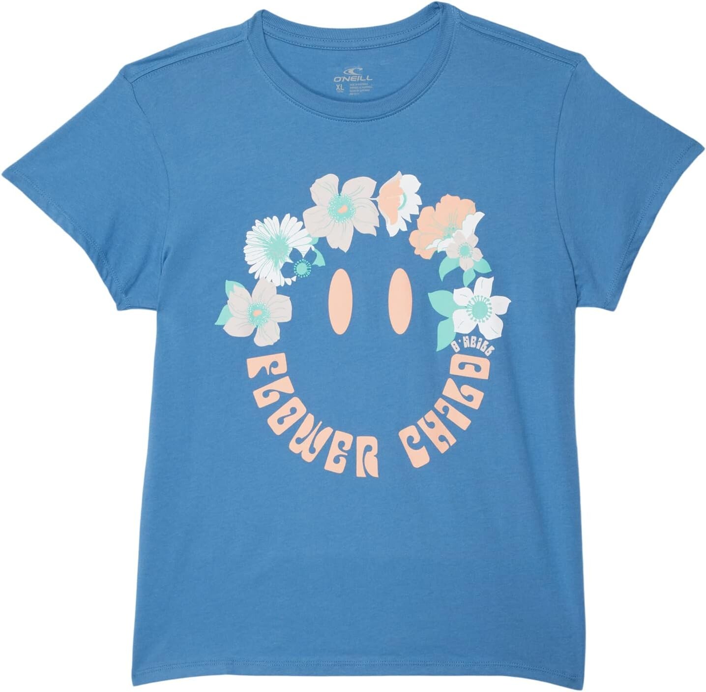 

Футболка O'Neill Flower Child, цвет Classic Blue