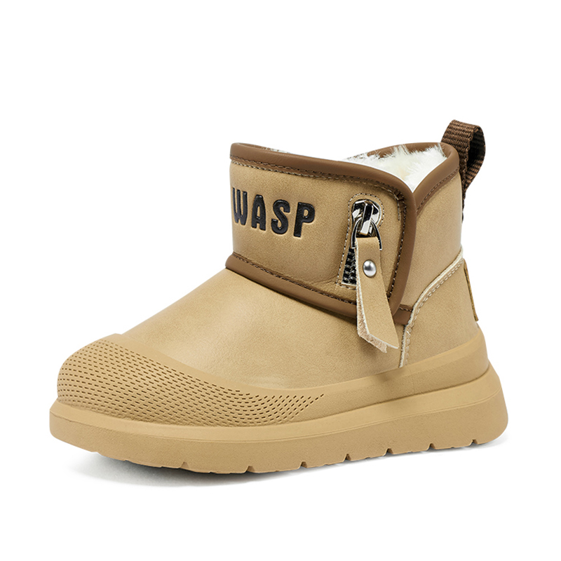 

Противоскользящие легкие утепленные водонепроницаемые детские ботинки kids' BIG WASP, бежевый