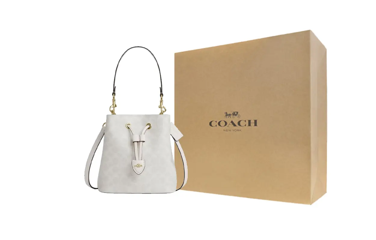 

COACH Сумка женская маленькая из искусственной кожи серая