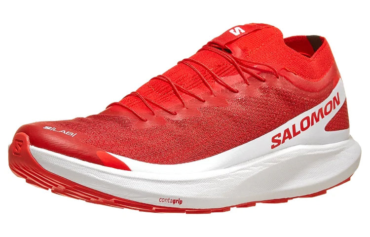 Кроссовки Salomon S-Lab Pulsar 2 'Fiery Red' 472201 / L47220100, красный — фото 3