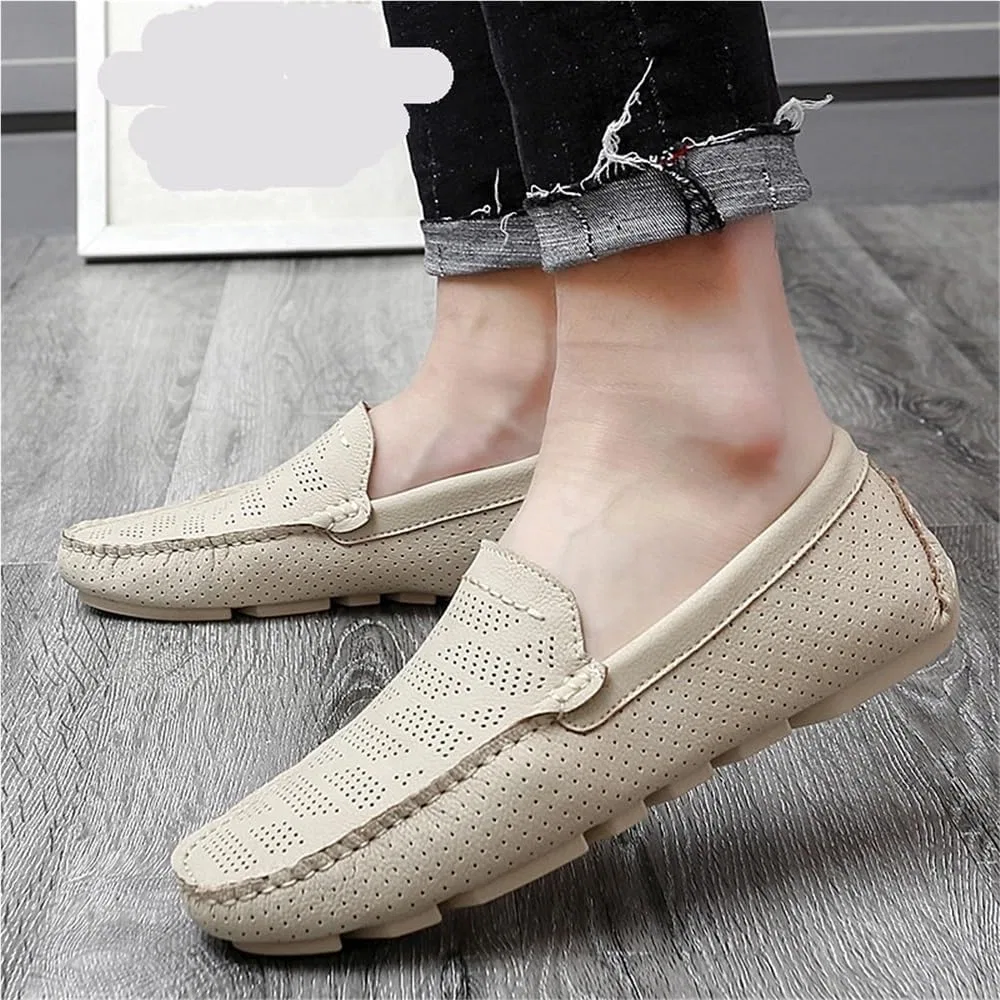 Мокасины мужские дышащие, Loafers, черный UOPYNE — фото 4